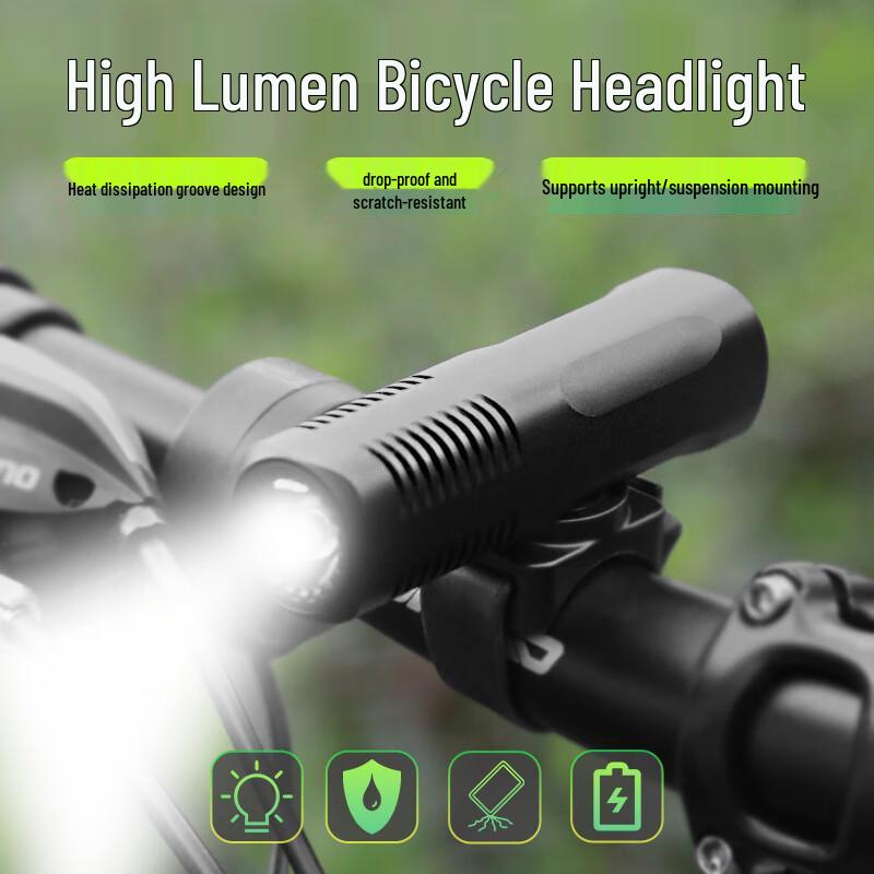 Longchan USB Rechargeable Bicycle Headlight