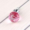 Pink Crystal Glass Diamond Cabinet Knobs Cupboard Drawer Pull Handles