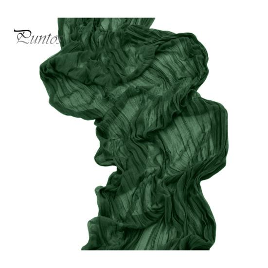 

Дорожка для стола для свадебной вечеринки, марлевая, в стиле бохо, плиссированная, однотонная, устойчивая к пятнам, многоразовая, для защиты стола, украшение, дорожка для банкетного стола для выпускного вечера 300cm темно-зеленого