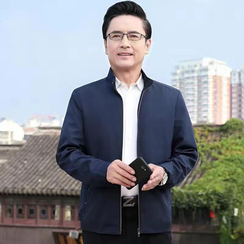 

Woodpecker Men s Winter Coat: Wool-Lined Thick Cotton Jacket for Middle-Aged & Elderly (Ages 50-60) L for 110–125 lbs