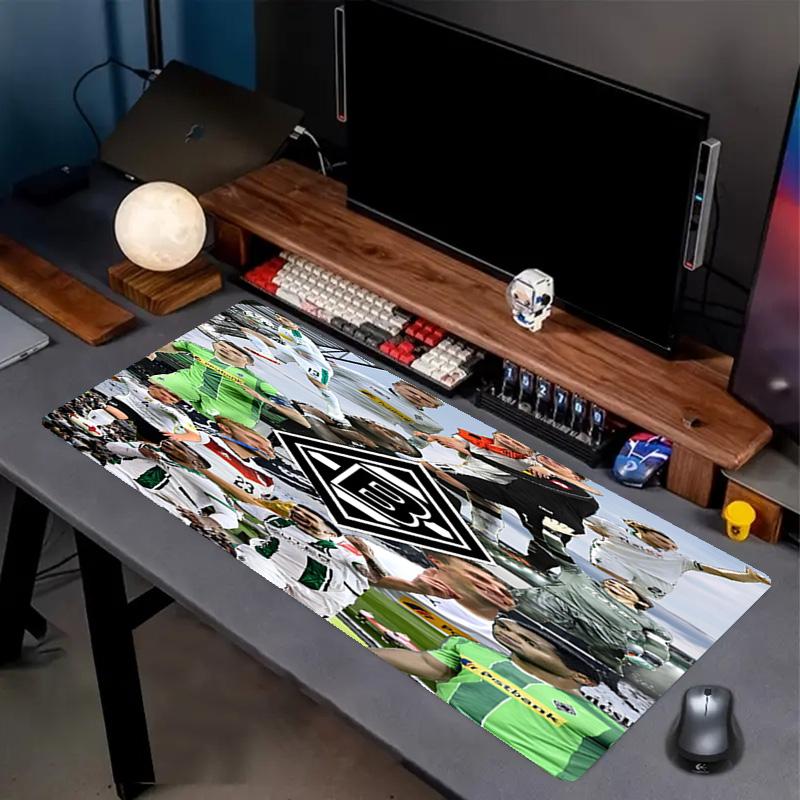 Borussia Mönchengladbach Print Mauspads, Anti-Rutsch Schreibtisch-Tastaturmatte, für PC Laptop Gaming Arbeiten Tägliche Nutzung, Cooles Festival Überraschungsgeschenk