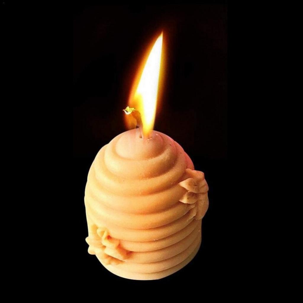 1 Stück Waben-Bienen Silikon Kerzenform DIY Aromatherapie Gips Kerze 3D Silikonform Ton Handwerk Silikon Fondant Kuchen Dekoration