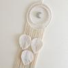 Handmade Dream Catcher Pendant Tapestry Home Circle Leaf Shape Jewelry Wall Hanging Ornament Window Decoration