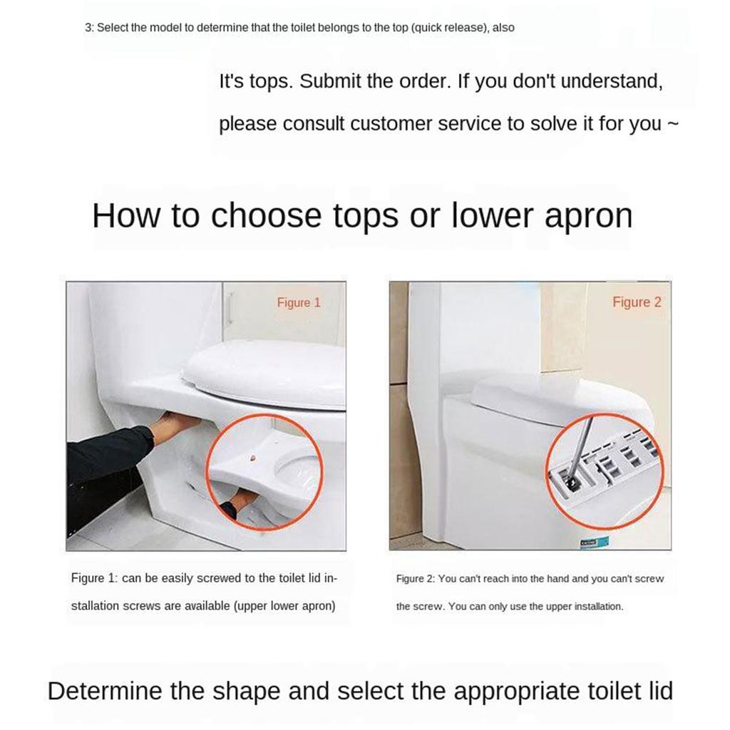 Slow Close Toilet Seat Style_A