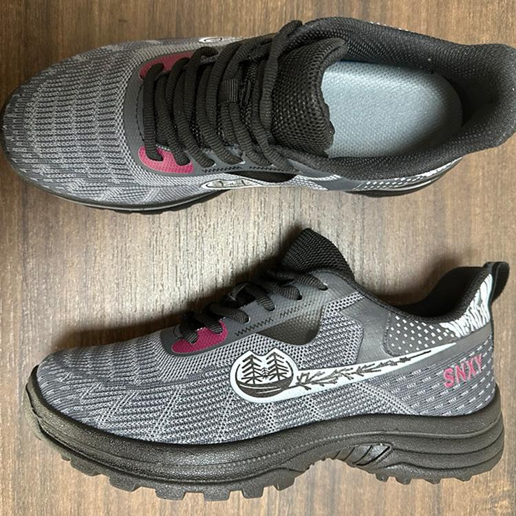 

Дизайнерская рабочая обувь с защитой от ударов, модная легкая защитная обувь 46 серый