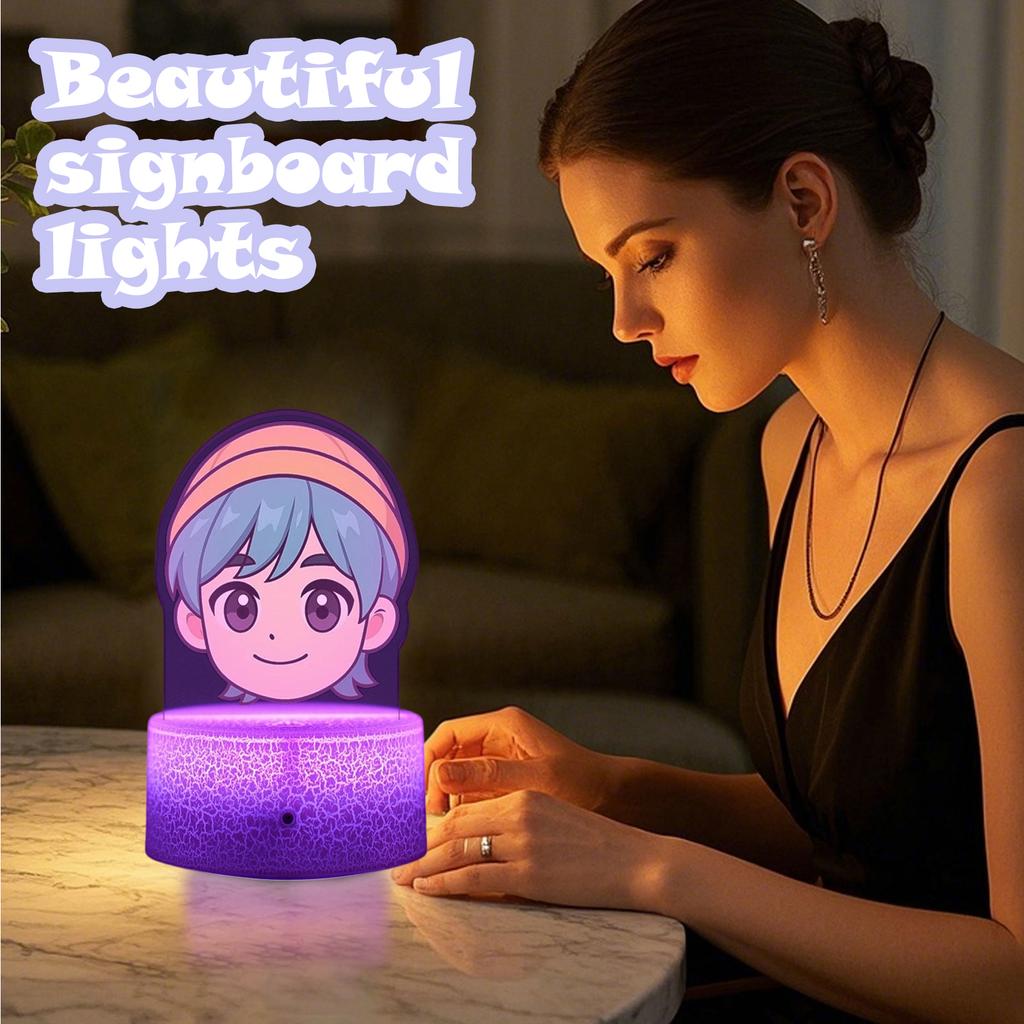 Stand Night Light Is Suitable For Children's Gifts, Fans Around The Beautiful Gift Lights
