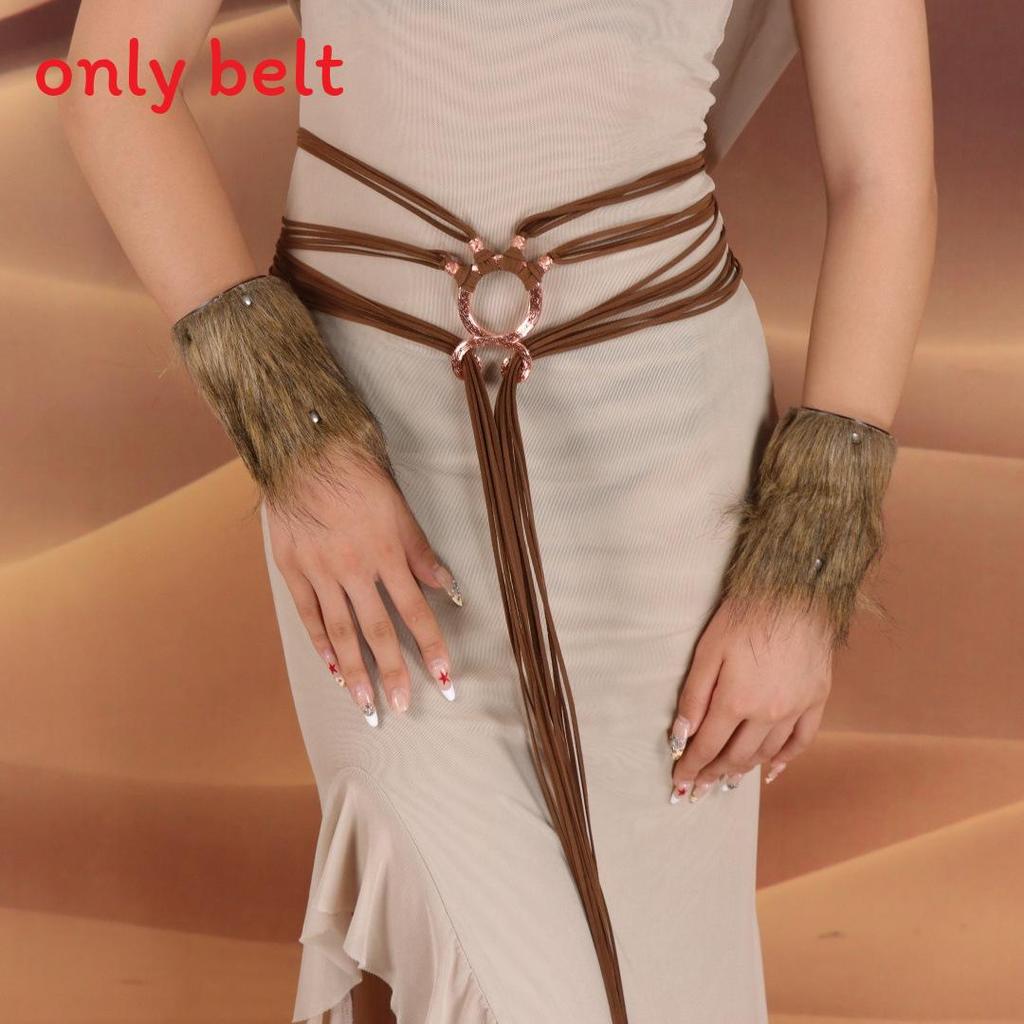 Medieval Renaissance Green Snake Belt With Decorative Buckle For Cosplay And Costume Accessory
