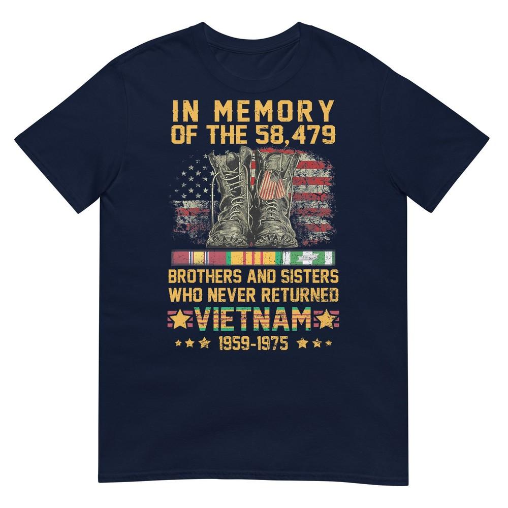 In Memory Of The 58479 Brothers And Sisters Vietnam Veteran TShirt S