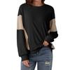 IHUASU Women's Fashion Casual O-Neck Long Sleeve Blouses & Shirts