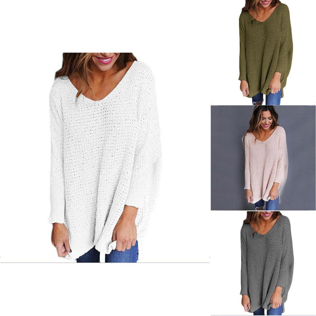 Elegant And Warm Womens V Neck Knitted Pullover Sweater For Autumn And Winter Seasons