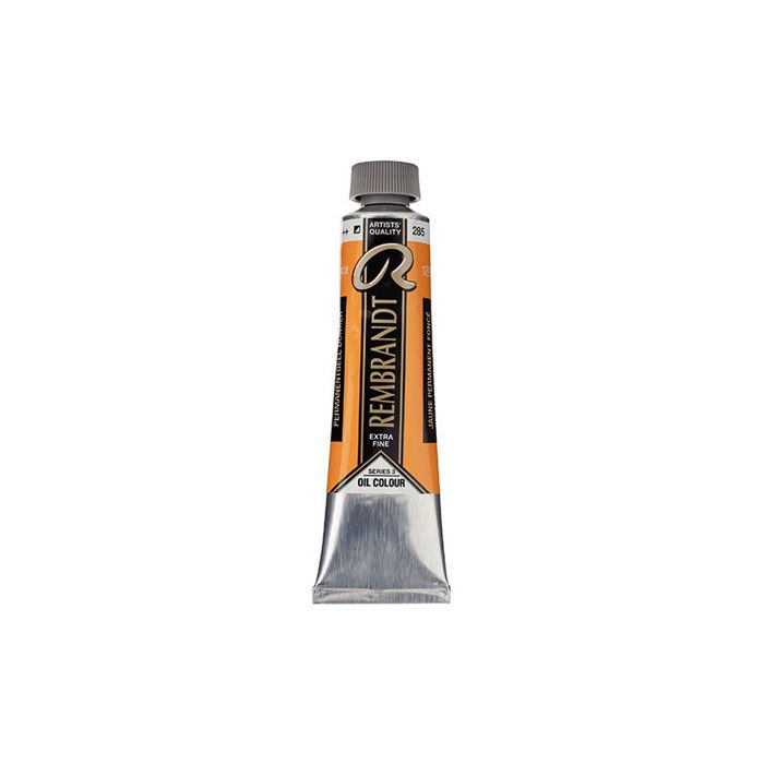 Oil Paint - Permanent Yellow Deep - 285 - Extra Fine - Rembrandt - 40ml Tube