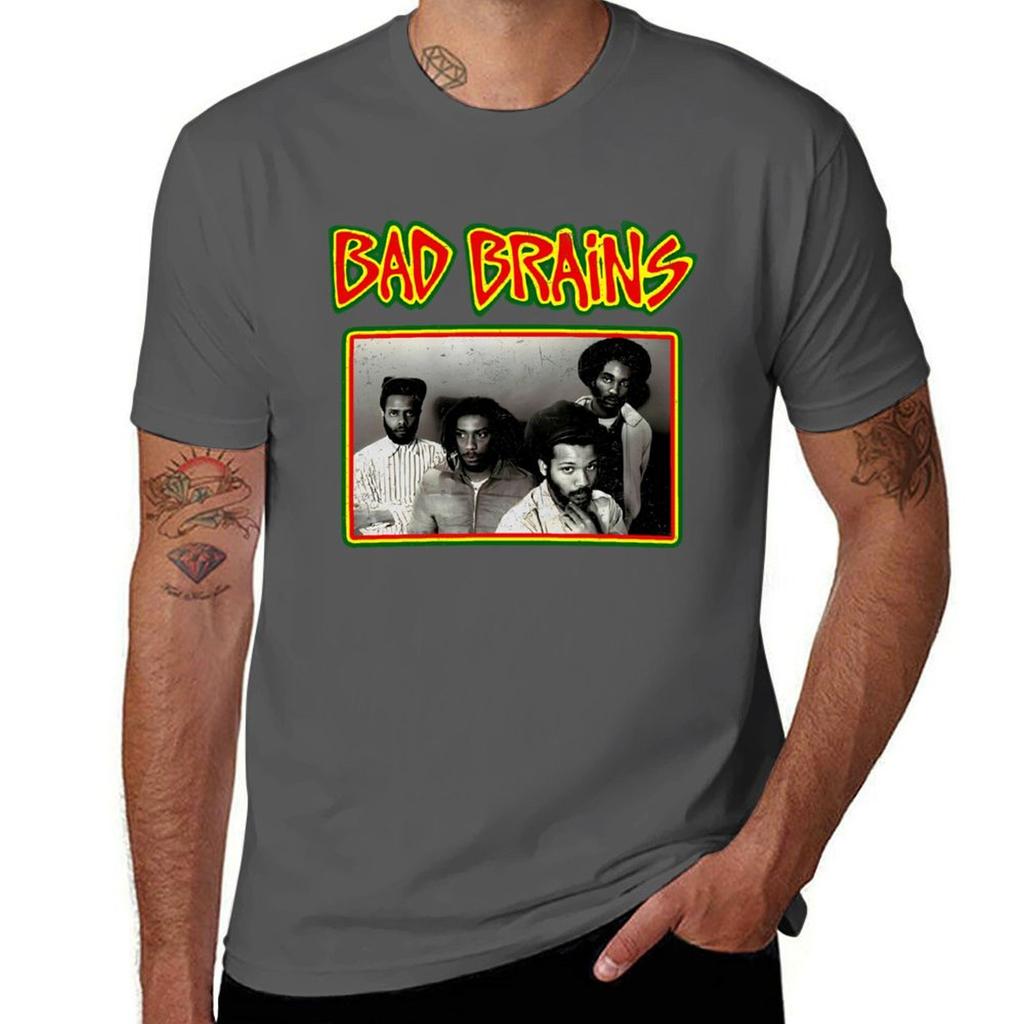 Bad Brains T-Shirt Printed T Shirts for Man Men T Shirt Cotton 100% T Shirts Designer T-Shirt