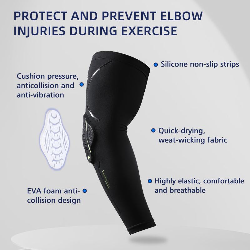 1 Piece Honeycomb Sport Elbow Pads For Women Men Crashproof Elastic Arm Sleeve Support Guard Basketball Volleyball