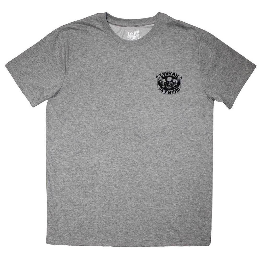 

Lynyrd Skynyrd Mini Biker Patch Logo Mono T-Shirt Grey New XL