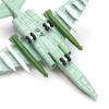 1:72 Creative Military Series Building Blocks New Tri Color Camouflage SU-25 Frogfoot Support Attack Aircraft Model Toys For Boy