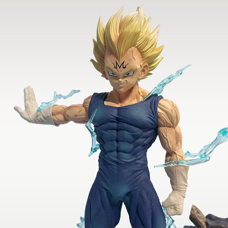 New Dragon Ball Super Saiyan Vegeta Hb Demonized Bust Figure Collectible Statue Model Resonance Series Shine Figure Toys Gifts