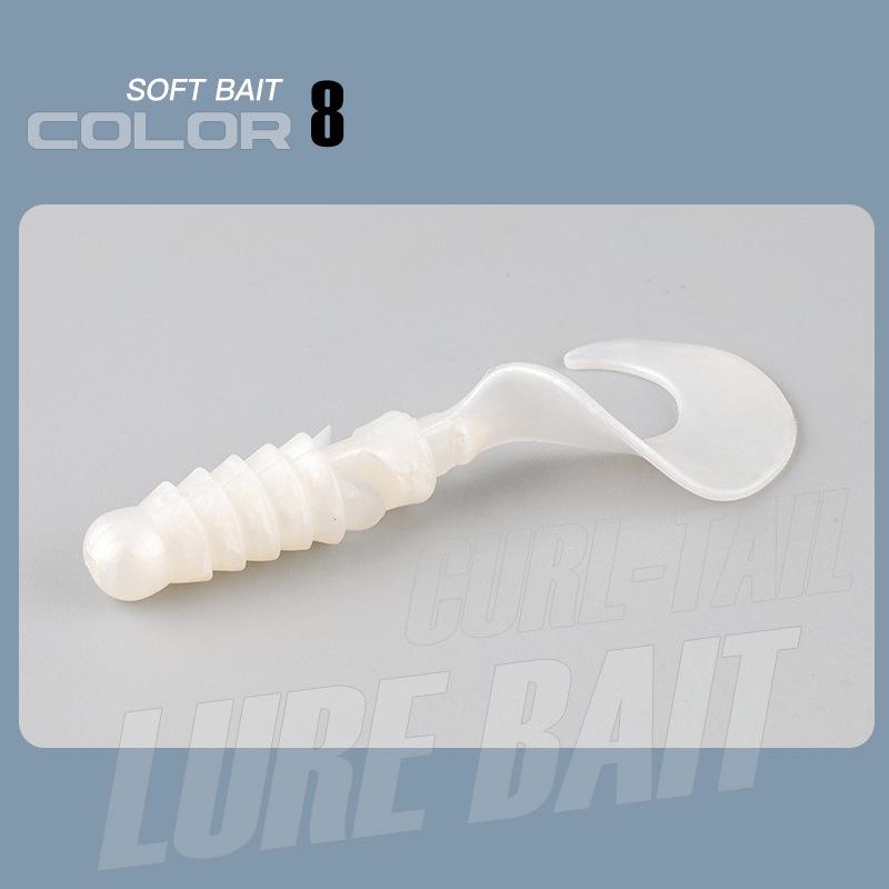 Big Wave Lockenschwanz Weichköder für Barsch und Mandarinfisch