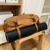 Large Capacity Duffel Bag Solid Color Short Distance Travel Bag Gym Bag Storage Bag