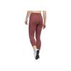 Adidas Solid Color High Waist Slim Fit Yoga Pants Women Bottoms Dark-Red HD4429