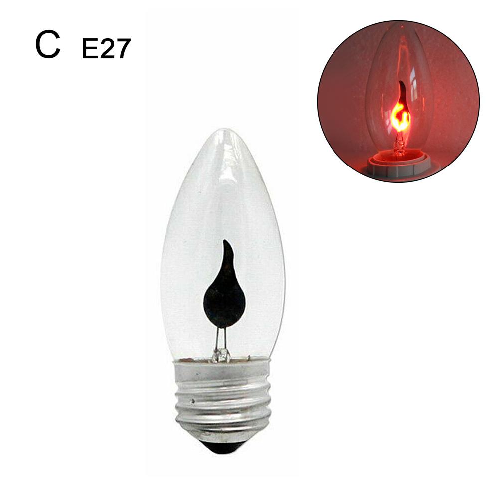 E14 E27 Flame Light Bulb Flame Effect Flicker Candle Light Bulb Home Decoration Emulation Fire Vintage 220V Candle Bulb