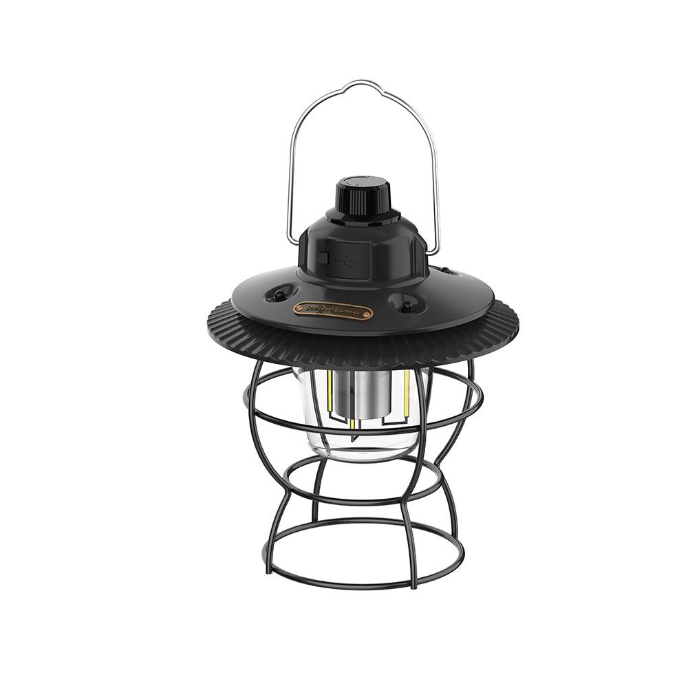 Outdoor retro camping light LED camping light atmosphere light tent horse lantern camping rechargeable camp light portable hanging light