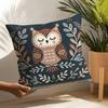 2 Colorful Natural Animal Flower Prints Pillow Case Home Living Room Decoration Linen Pillowcover Pillow Cases Cushion Cover