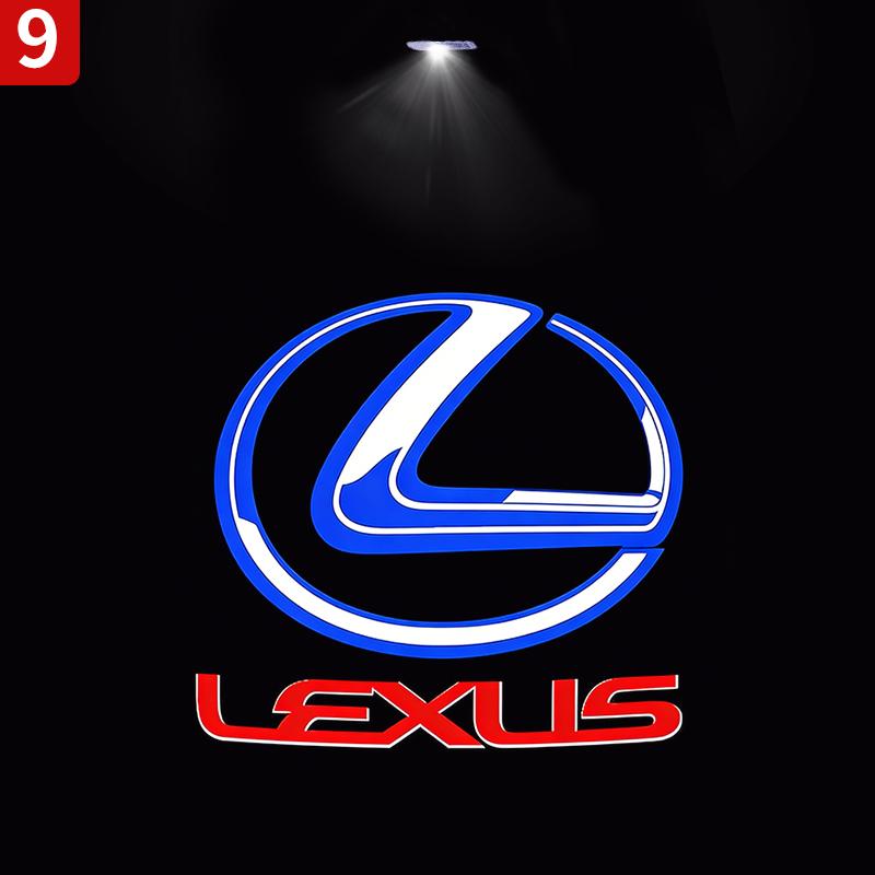 2pcs For LEXUS IS F SPORT IS250 IS300 IS350 UX UX300h UX260h UX200 LED Car Door Welcome Logo Projector Ghost Shadow Light