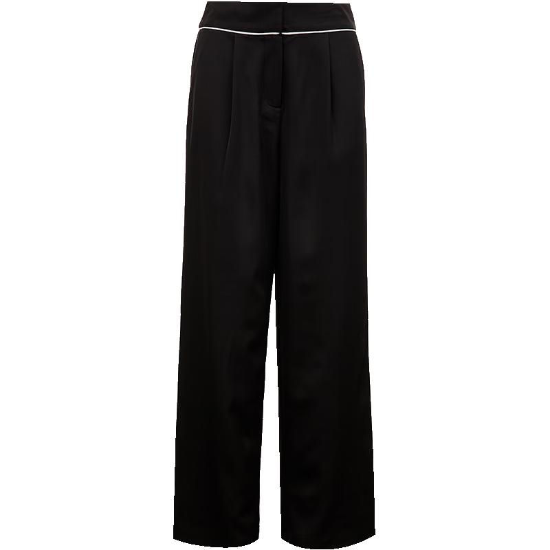 

VEROMODA Women s Colorblock Stripe High-Waist Straight-Leg Trousers L