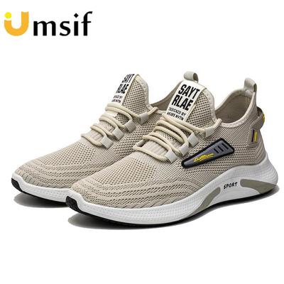 New Men's Breathable Sneakers Outdoor Non-slip Low-top Men's Running Shoes