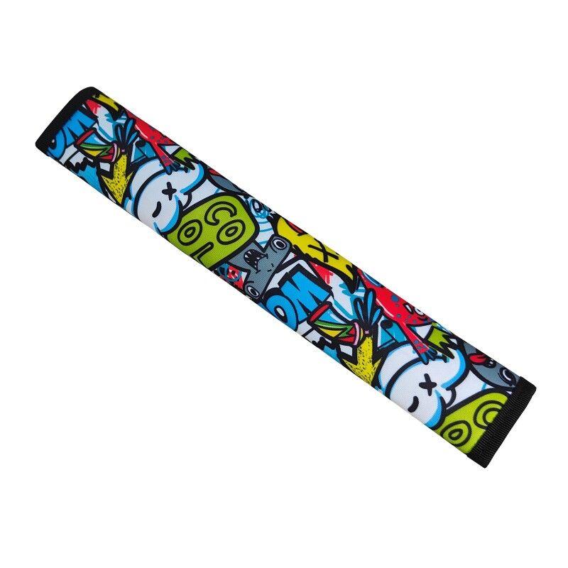 JDM Automobile Seat Belt Shoulder Protector Cartoon Ethnic Style Long Safety Belt Protective Cover All Year Round Neutral