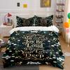 Elegant Text and Flowers. Bedding Sets Duvet Cover Sets Duvet Covers Pillowcases(1 * Duvet Cover 2 * Pillowcases Without Duvet Insert)