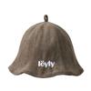 Loyly Sauna Hat for Men and Double Layer Towel Sauna Cute and [loyly] Women, Fabric, Washable, Accessories, Stylish, Löyly (Dark Brown)