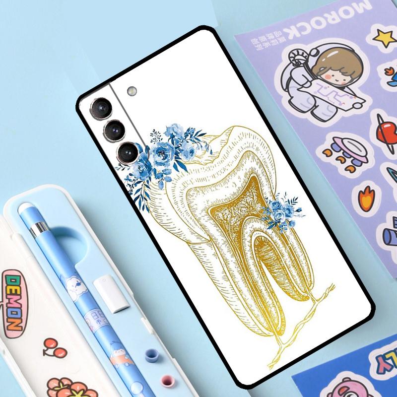 Human Tooth Anatomy Case For Samsung Galaxy S23 S21 S22 Ultra Plus Note 10 20 S8 S9 S10 Plus S20 FE Cover Case