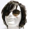 Brown x Brown Sunglasses for Men and Round Metal UV Colored Korean Y2K [FashionBerry] Women, Frame, 99% Protection, Lenses, Style, Streetwear,