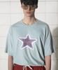 UNALLOYED Tie-Dye Star Logo T-Shirt / Mint