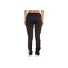 adidas Barevně blokované elastické pasové kalhoty slim fit pro volný čas dámské spodky černé AY8119