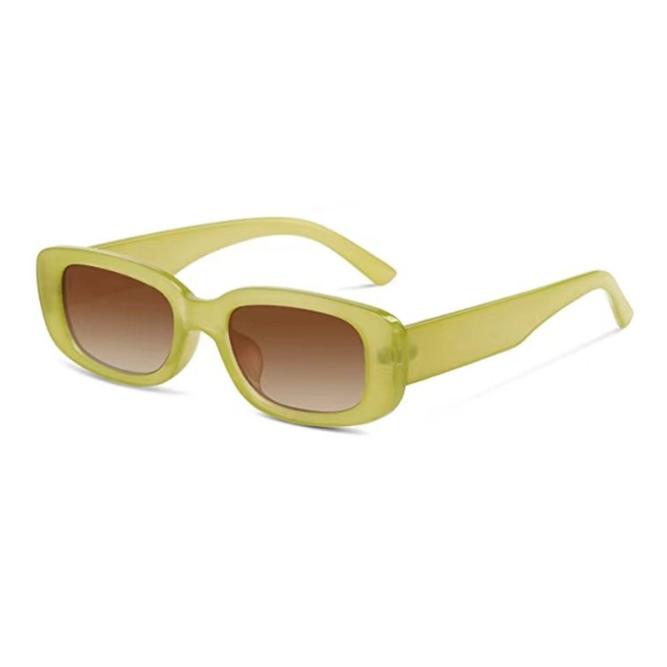 Rectangle Sunglasses for Women Men Trendy Y2k Retro 90s Sun Glasses UV400 Protection Cool Square Frame Sun Shades