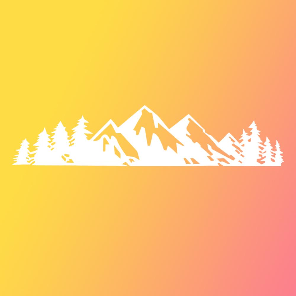 

Наклейки на автомобиль Лес Снег Гора Графические наклейки на бампер автомобиля Украшения для тела мотоцикла Виниловые наклейки Модификация стайлинга автомобиля