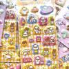 New Sanrio Usahana Sugarbunnies 3D Bubble Stickers Toy Girl's Diary Decorative Stickers Diy Phone Case Camera Decoration Toy Gif