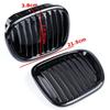 Glossy Black Car Front Bumper Kidney Grille Racing Grills For BMW Z3 1996 1997 1998 1999 2000 2001 2002 Front Kidney Hood Grille