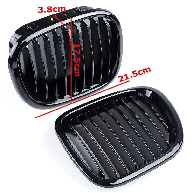 Glossy Black Car Front Bumper Kidney Grille Racing Grills For BMW Z3 1996 1997 1998 1999 2000 2001 2002 Front Kidney Hood Grille