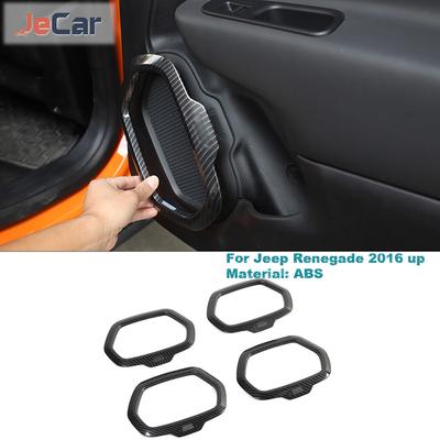 Doplňky interiéru vozu Jeep Renegade 2016 nahoru Dekorace volantu Ochranný kryt centrálního ovládání ABS