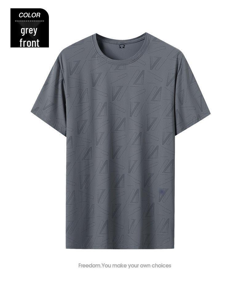 2026 Summer Men's Camouflage Quick Dry Ice Silk T-shirt - Short Sleeve, Casual Outdoor Round Neck