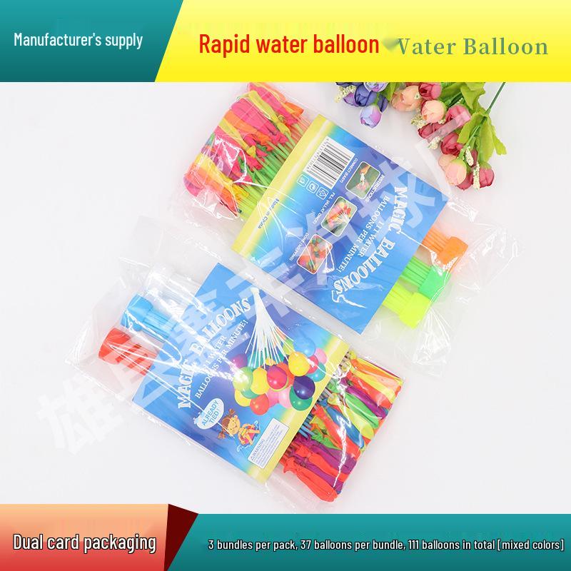 Quick-Fill Small Water Balloons – Summer Toy for Kids' Birthday Play and Water Fights