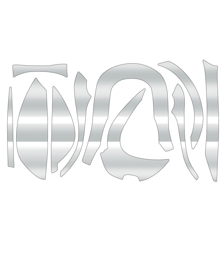 CUSTOM YOROI Decalque Personalizado para 07 Metanium Scratch Carretel de Baitcasting Customizado SEAT.JP MG, Resistente, (Claro, Destro)