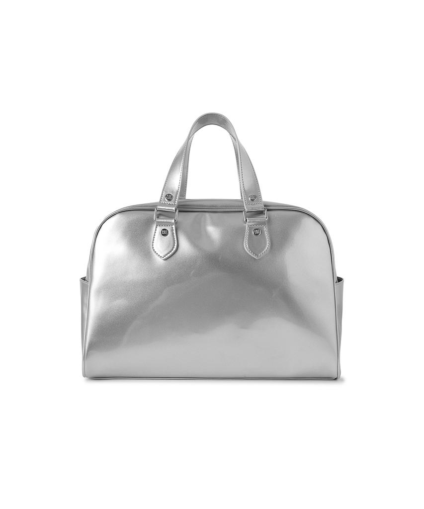 Moonsun Essential_Mss Enamel Bowling Bag [Silver]