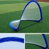 Outdoor Movable Soccer Goal Net Enhance Accuracy & Skills Improve Wear-Resistant Foldable Football Shot Mesh Practice Football Target Net