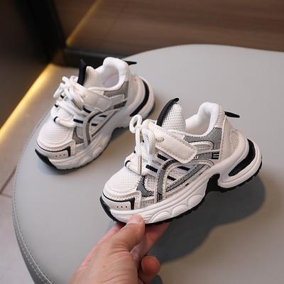 Frühling und Herbst Jungen Babyschuhe Kinder Sportschuhe 1-3 Jahre alt 5 Mädchen Weichsohlige Mesh-Schuhe Papa Atmungsaktive Laufschuhe