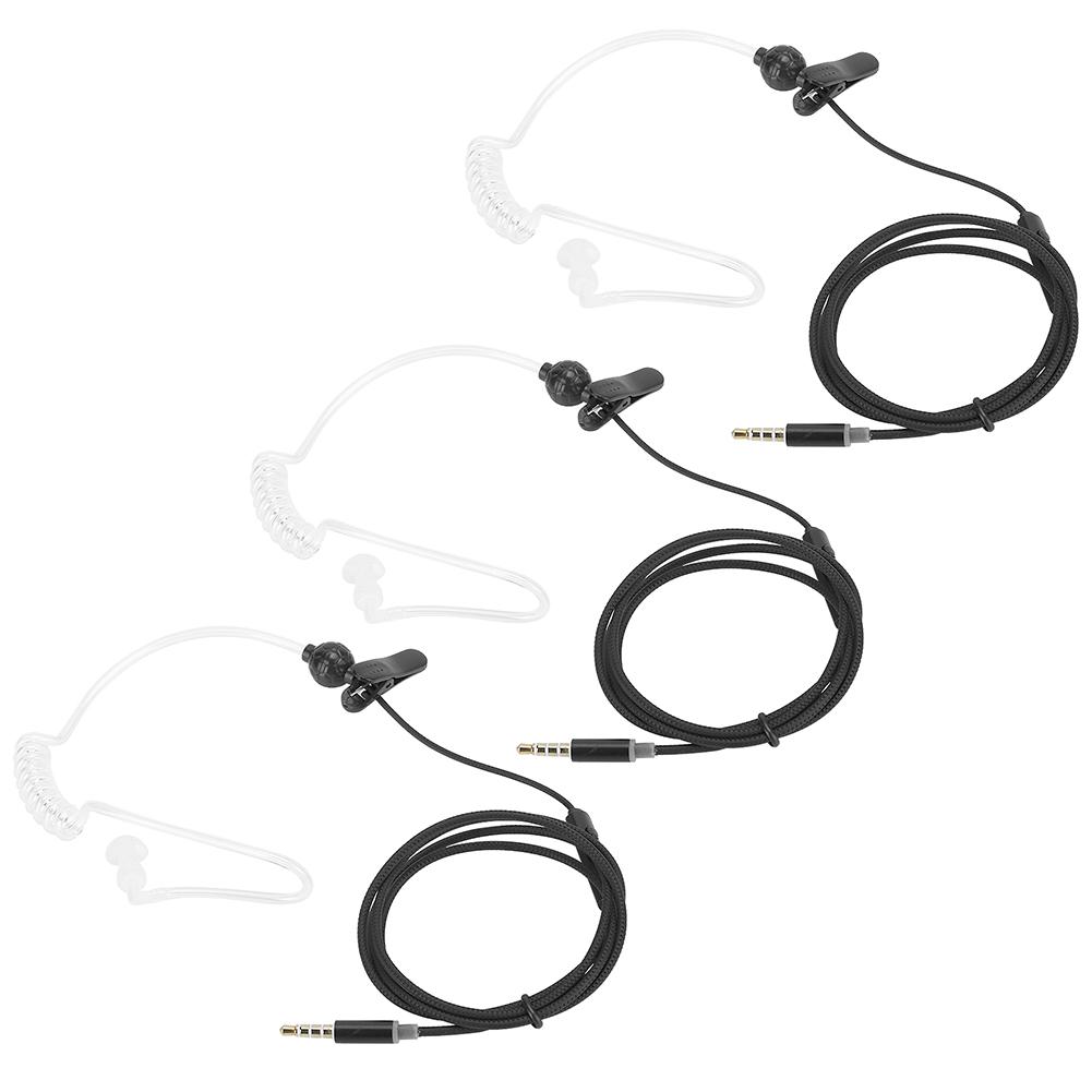 

3 комплекта Наушники с шумоподавлением Антирадиационные Проводные наушники с микрофоном