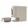 11lb Rice Dispenser Multipurpose Automatic Large Grain Container Household Cereal Dispenser Bucket with Lid for Kitchen Soybean Corn